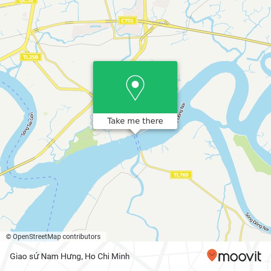 Giao sứ Nam Hưng map