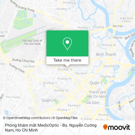 Phòng khám mắt MedicOptic - Bs. Nguyễn Cường Nam map