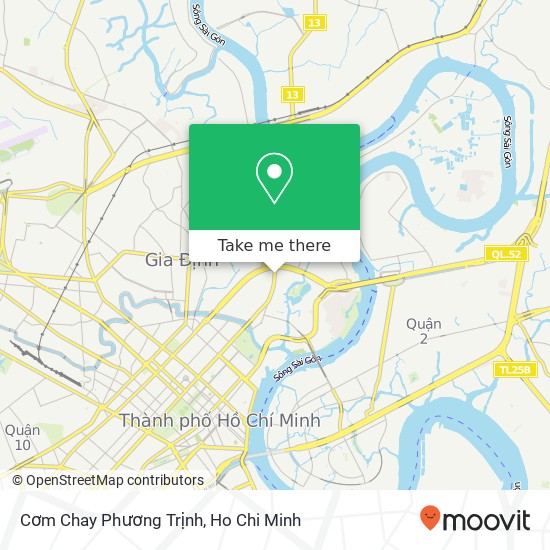 Cơm Chay Phương Trịnh map