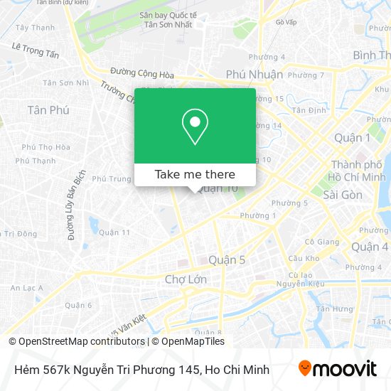 Hẻm 567k Nguyễn Tri Phương 145 map