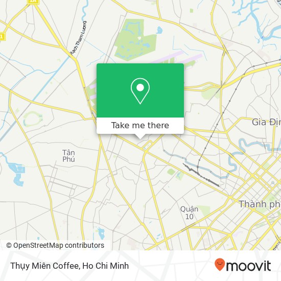 Thụy Miên Coffee map