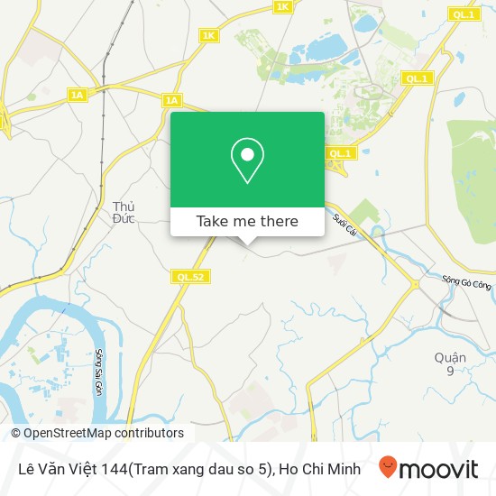 Lê Văn Việt 144(Tram xang dau so 5) map