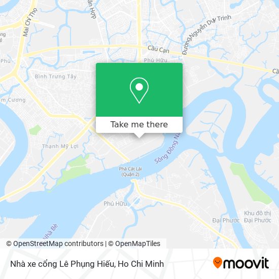 Nhà xe cổng Lê Phụng Hiếu map