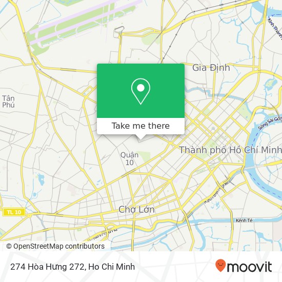 274 Hòa Hưng 272 map