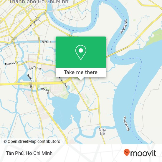 Tân Phú map