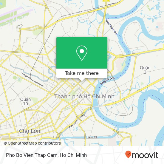 Pho Bo Vien Thap Cam map