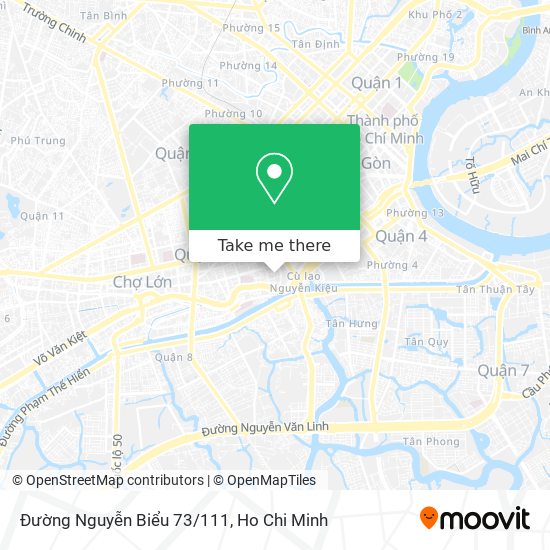Đường Nguyễn Biểu 73/111 map