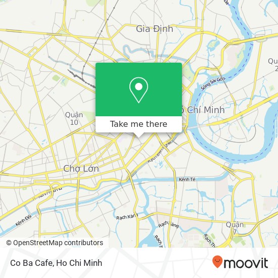 Co Ba Cafe map