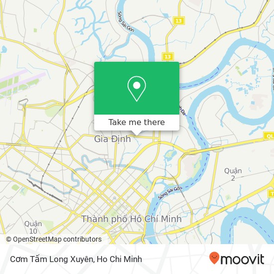 Cơm Tấm Long Xuyên map