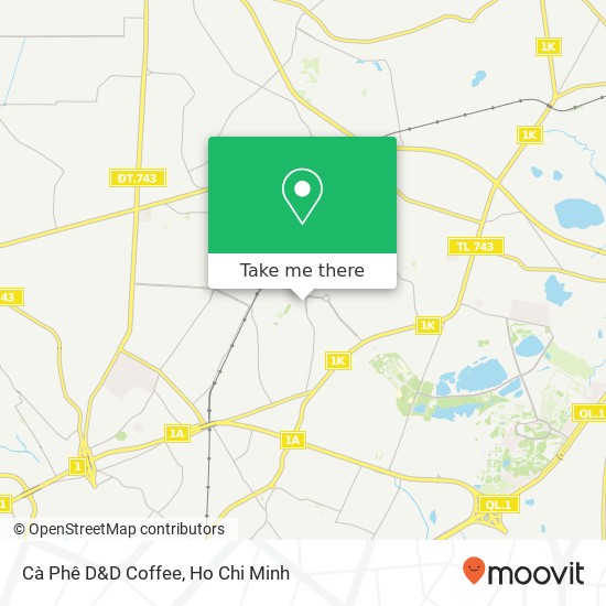 Cà Phê D&D Coffee map