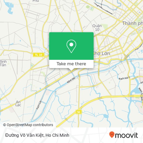 Đường Võ Văn Kiệt map