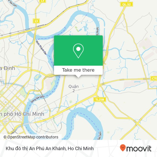 Khu đô thị An Phú An Khánh map