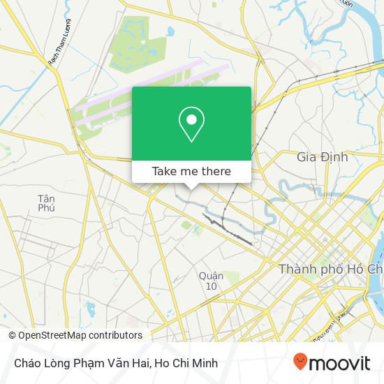 Cháo Lòng Phạm Văn Hai map