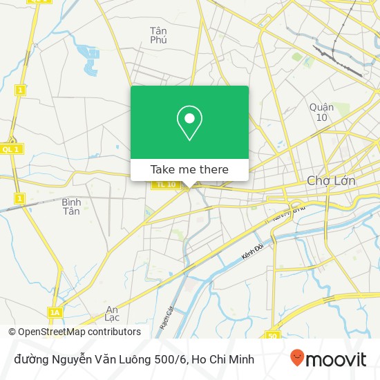 đường Nguyễn Văn Luông 500/6 map