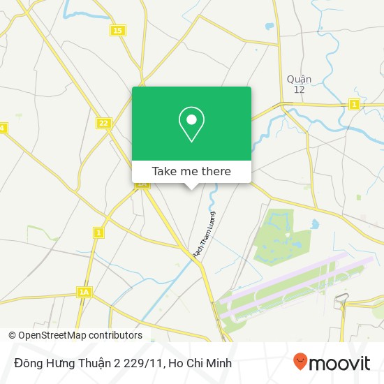 Đông Hưng Thuận 2 229/11 map