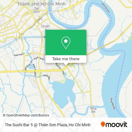 The Sushi Bar 5 @ Thiên Sơn Plaza map