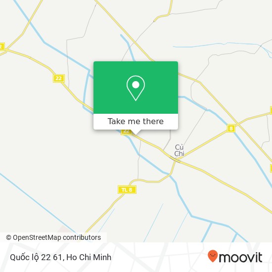 Quốc lộ 22 61 map