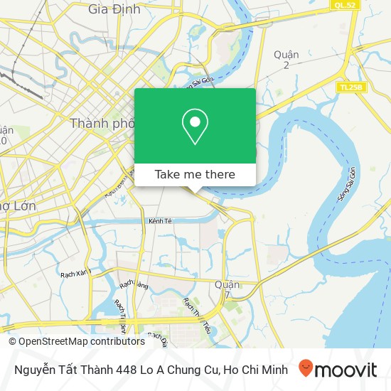 Nguyễn Tất Thành 448 Lo A Chung Cu map
