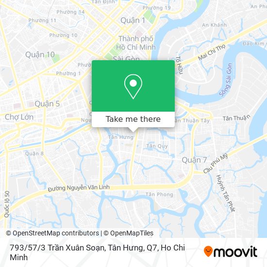 793 / 57 / 3 Trần Xuân Soạn, Tân Hưng, Q7 map