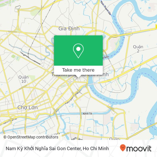 Nam Kỳ Khởi Nghĩa Sai Gon Center map