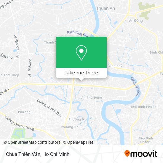 Chùa Thiên Vân map