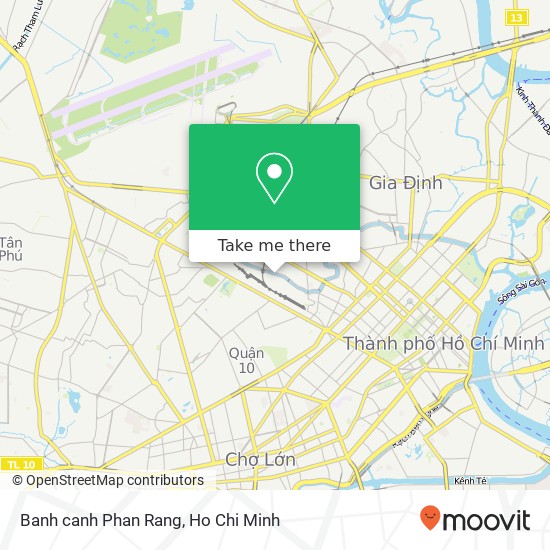 Banh canh Phan Rang map
