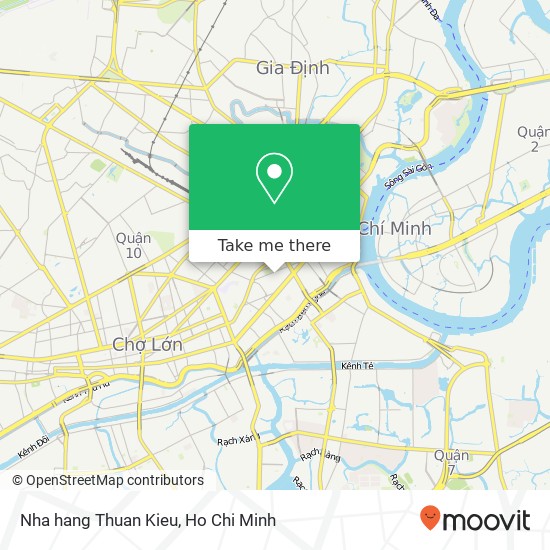 Nha hang Thuan Kieu map
