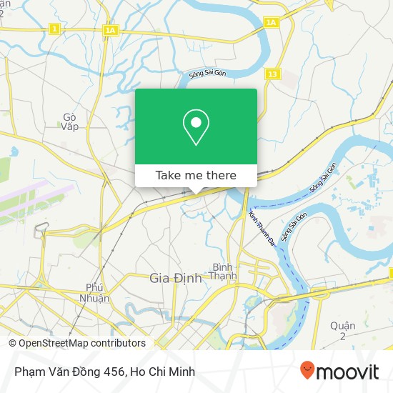Phạm Văn Đồng 456 map