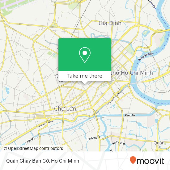 Quán Chay Bàn Cờ map