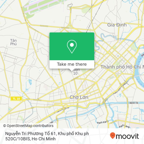 Nguyễn Tri Phương Tổ 61, Khu phố Khu ph 520C / 10BIS map