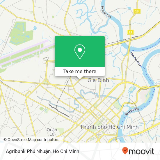 Agribank Phú Nhuận map