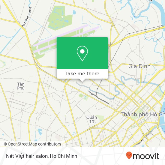 Nét Việt hair salon map