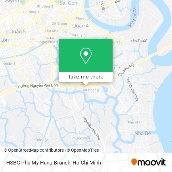 HSBC Phu My Hung Branch map