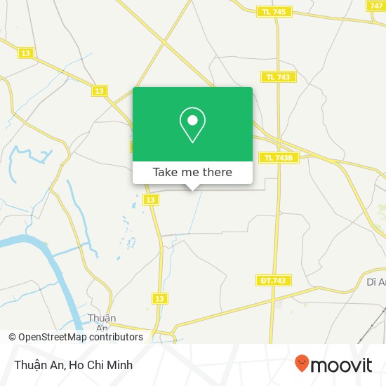 Thuận An map