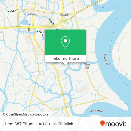 Hẻm 387 Phạm Hữu Lầu map