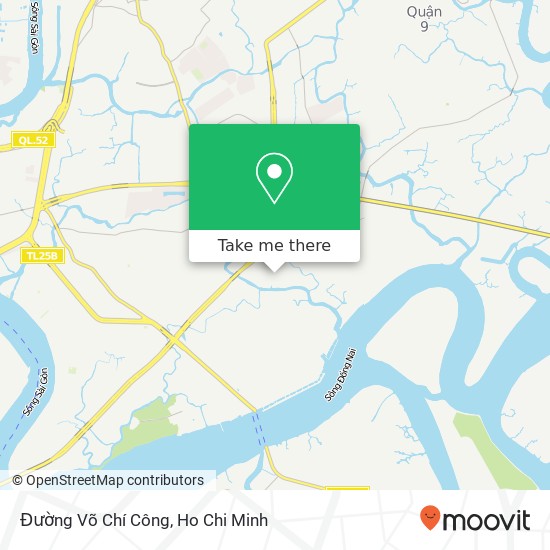 Đường Võ Chí Công map