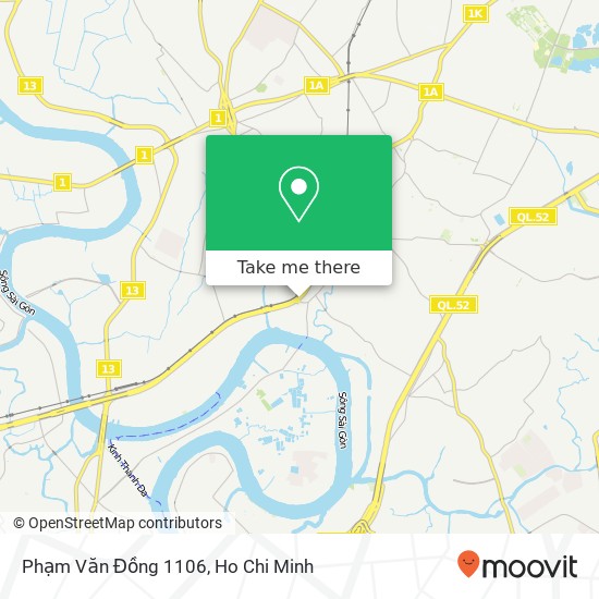 Phạm Văn Đồng 1106 map