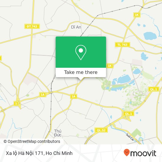 Xa lộ Hà Nội 171 map