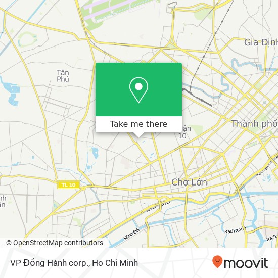 VP Đồng Hành corp. map