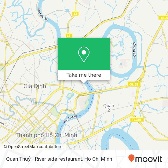 Quán Thuỷ - River side restaurant map