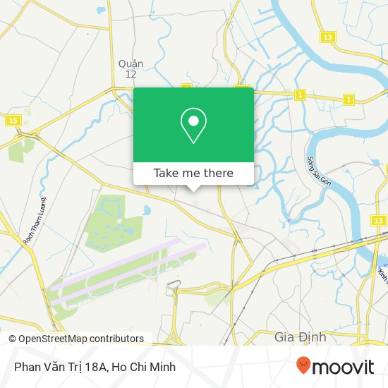 Phan Văn Trị 18A map