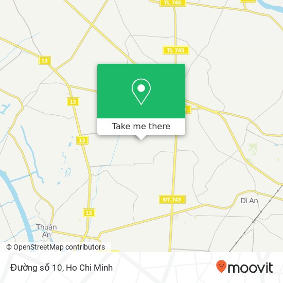 Đường số 10 map