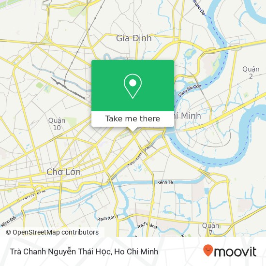 Trà Chanh Nguyễn Thái Học map
