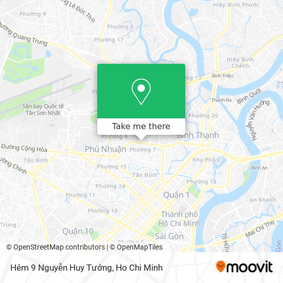 Hẻm 9 Nguyễn Huy Tưởng map