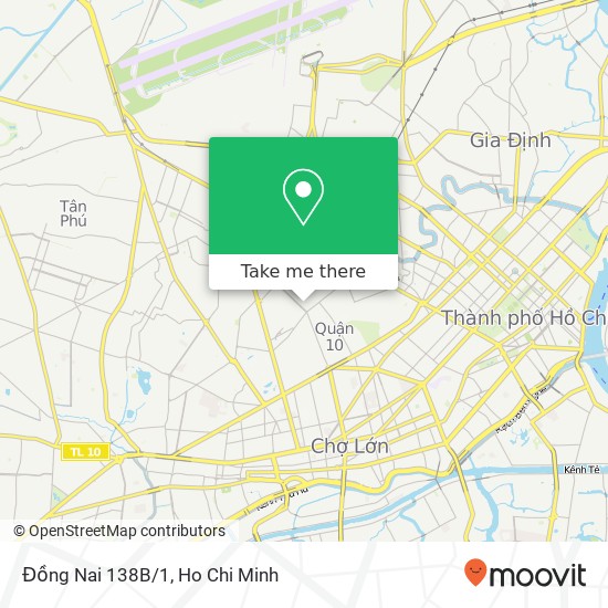Đồng Nai 138B/1 map