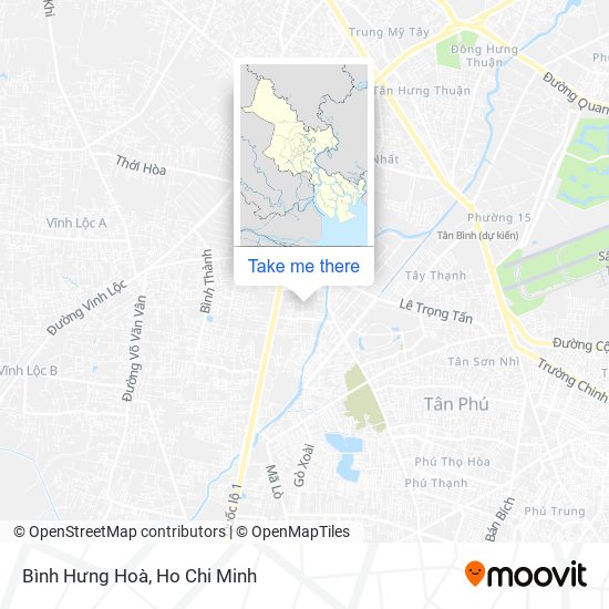 Bình Hưng Hoà map