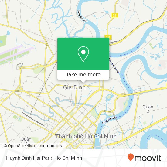 Huynh Dinh Hai Park map