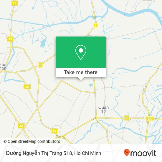Đường Nguyễn Thị Tràng 518 map