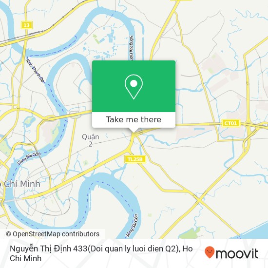 Nguyễn Thị Định 433(Doi quan ly luoi dien Q2) map