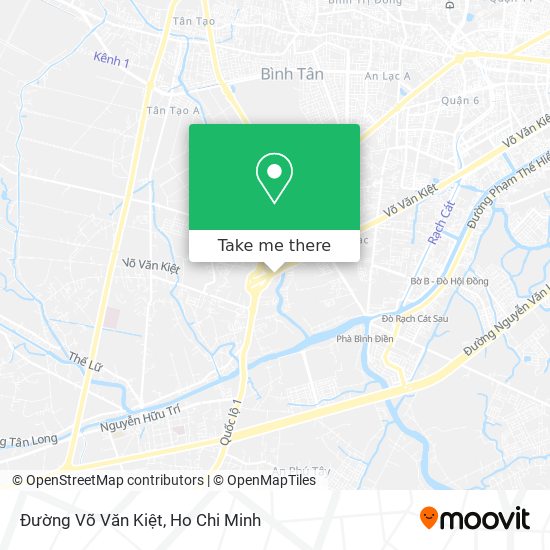 Đường Võ Văn Kiệt map